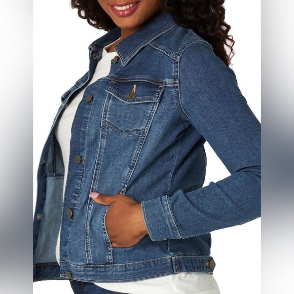 Riders by Lee Indigo Denim Jacket - weathered/medium blue (XL) - Picture 2 of 5